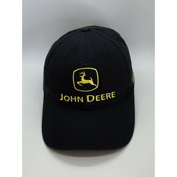 Pro Wear Other - John Deere Snapback Adult Baseball Cap Hat Black Pro Wear James River Equipment